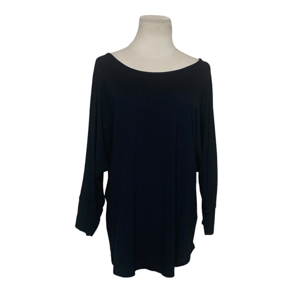 Nally & Milly black dolman sleeves knit top size Medium